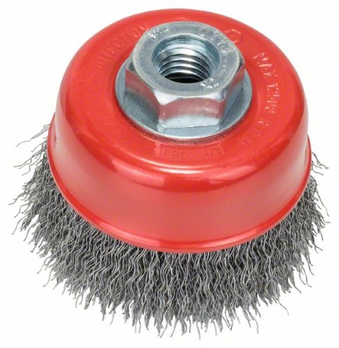 BOSCH WIRE CUP BRUSH CLEAN FOR METAL 70 MM X 0.3 MM M14 